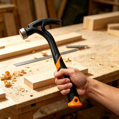 One Piece Forged Claw Hammer, High Carbon Steel Integrated Hammer